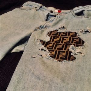 FENDI custom shorts 💥 Tommy Hilfiger x FENDI